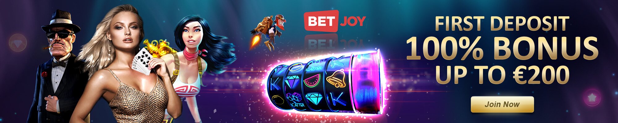 New Players get a first deposit 100% bonus up to €200